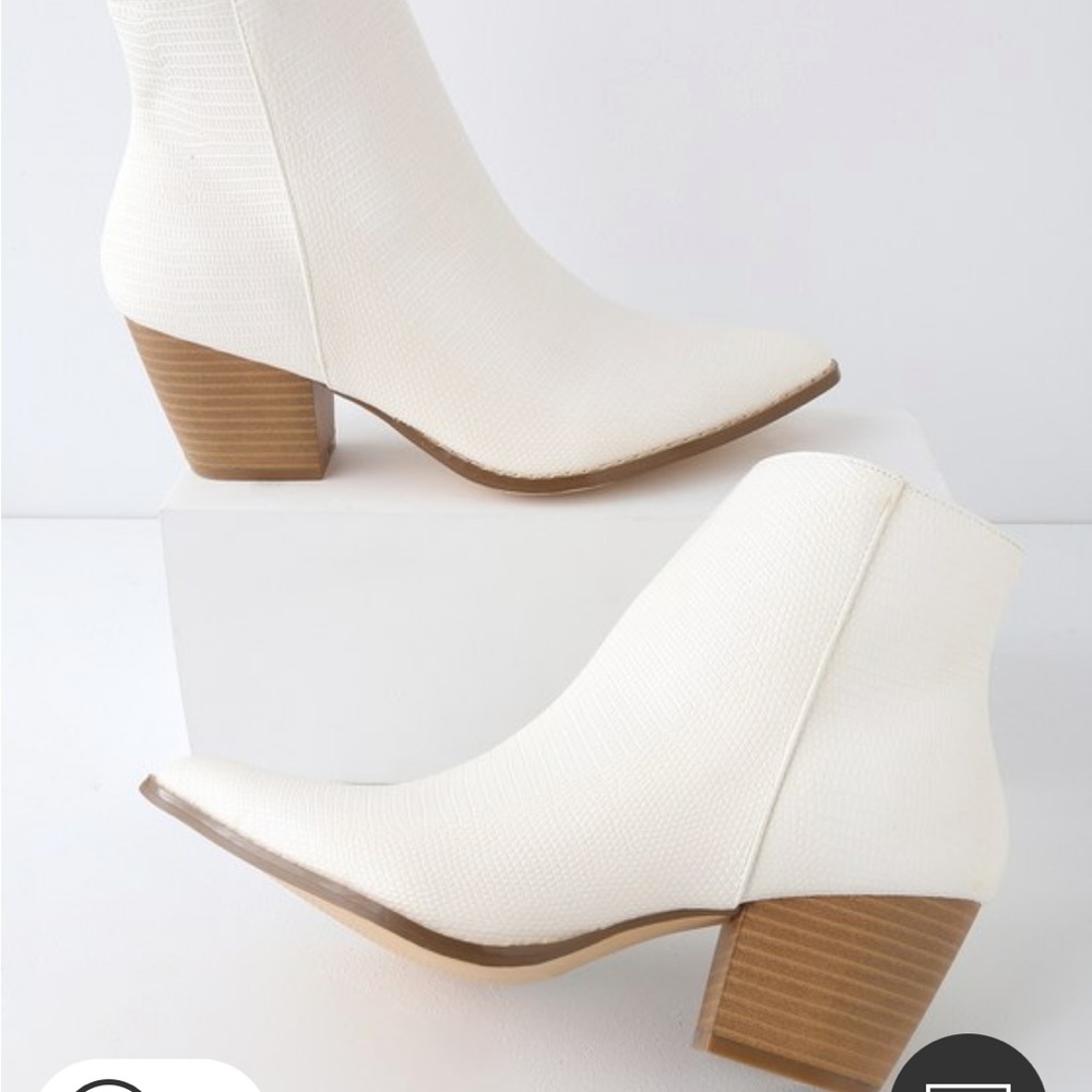 Matisse Snake Print Pointed Toe Ankle Boots